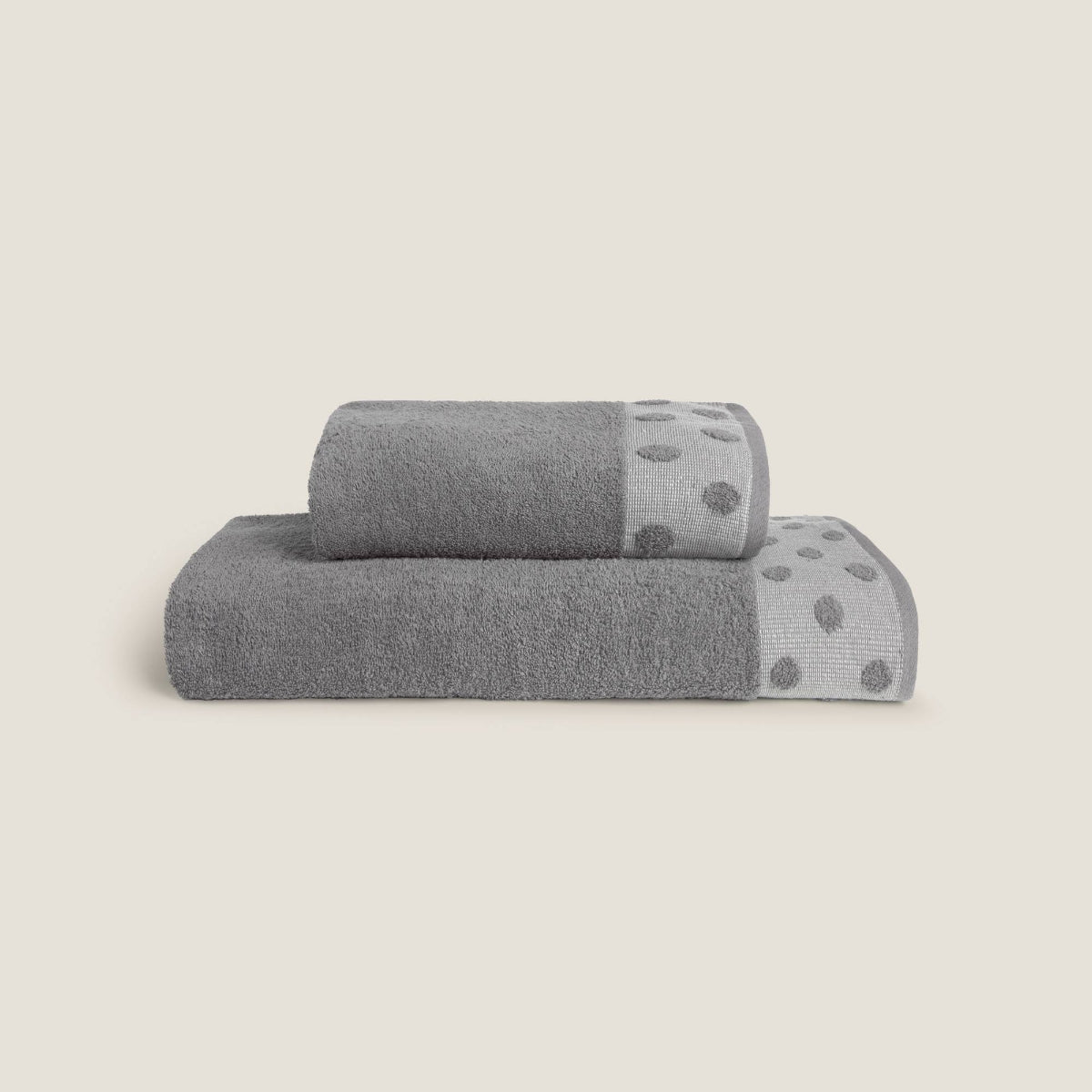 HITOP-JUEGO DE TOALLAS-A GRIS-0